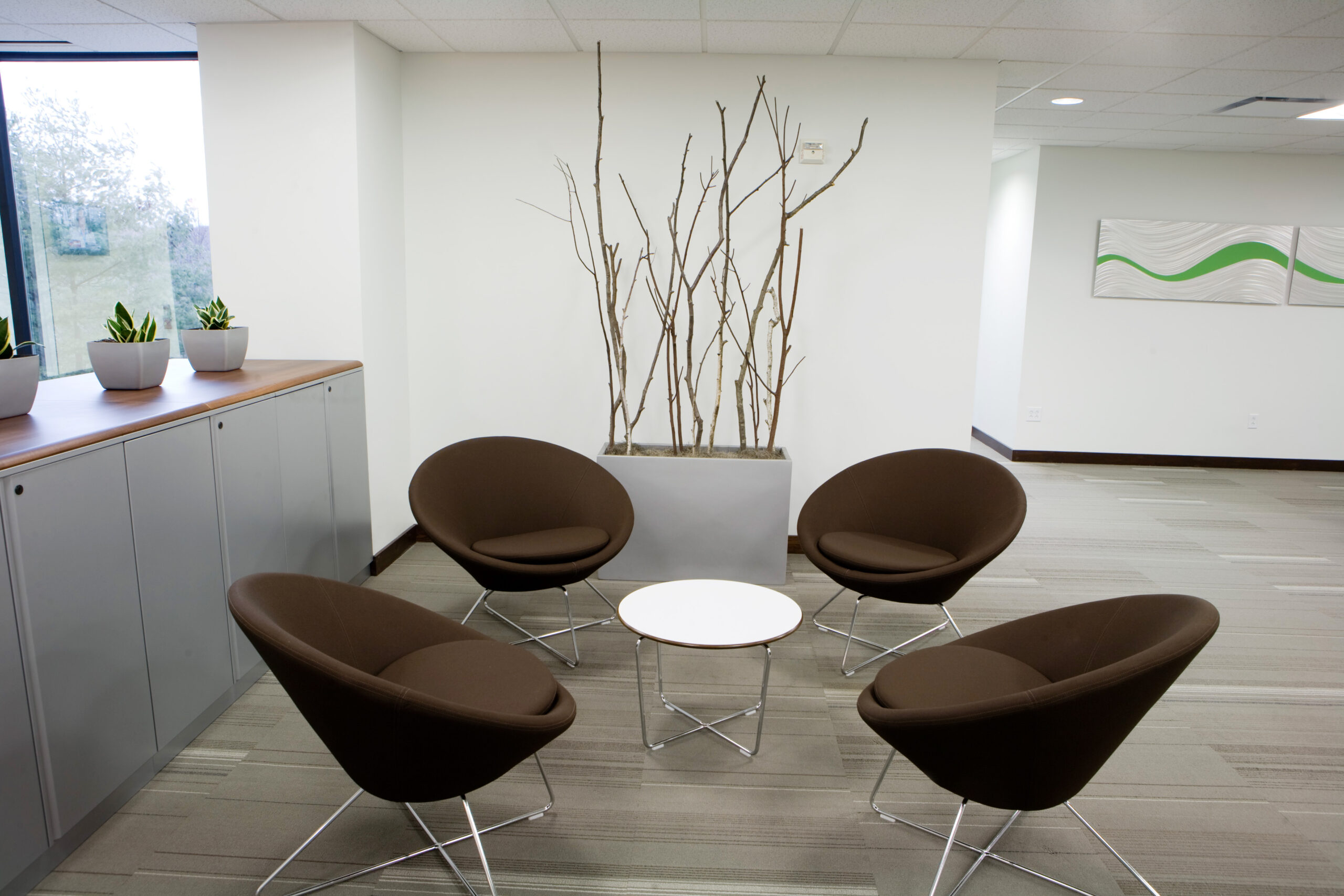 Modern Office Break Room & Reception Sofas