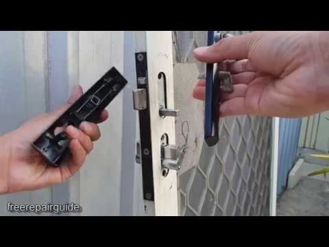How to Remove Security Door Lock