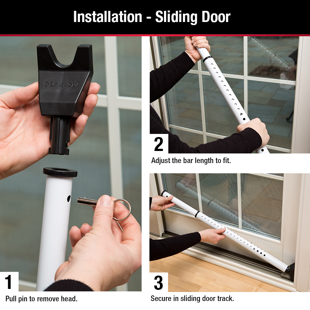 How to Use a Master Lock Door Security Bar