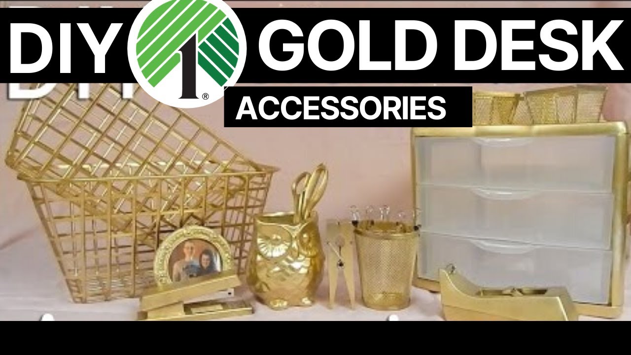 Gold Office Accessories